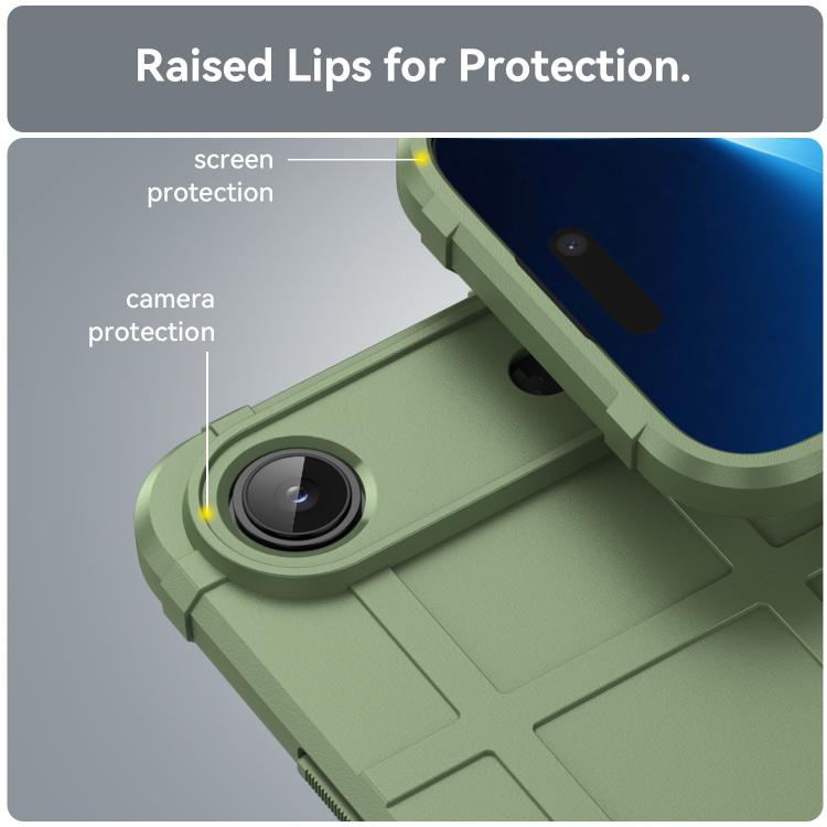 For iPhone Air Full Coverage Shockproof TPU Phone Case(Green) - iPhone Air Cases by buy2fix | Online Shopping UK | buy2fix