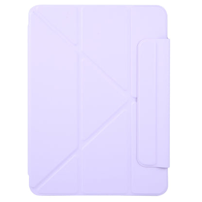 For iPad Pro 13 2025 / 2024 Y-Shape Double-sided Clip Magnetic Smart Tablet Case(Purple) by buy2fix