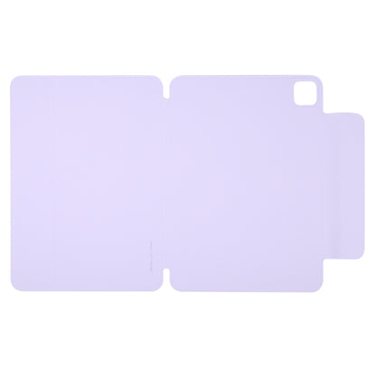 For iPad Pro 13 2025 / 2024 Y-Shape Double-sided Clip Magnetic Smart Tablet Case(Purple) by buy2fix