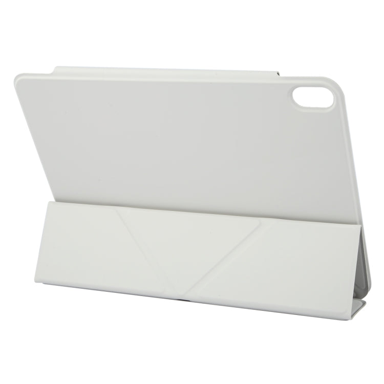 For iPad Air 13 2024 Y-Shape Double-sided Clip Magnetic Smart Tablet Case(Light Grey) - iPad Air 13 2024 Cases by buy2fix | Online Shopping UK | buy2fix