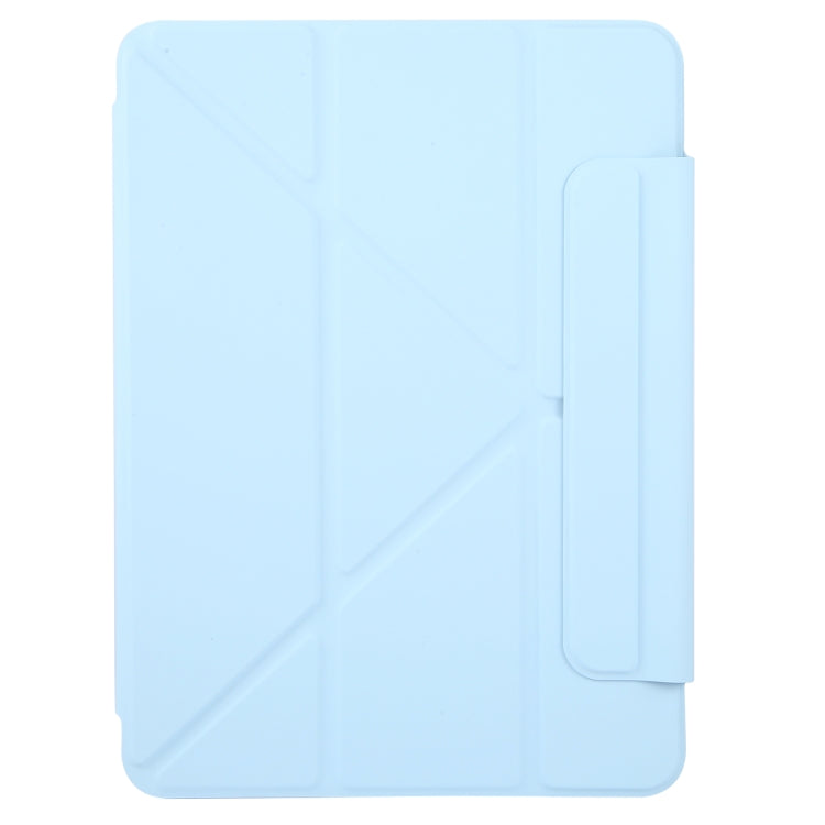 For iPad Air 2022 / 2020 10.9 Y-Shape Double-sided Clip Magnetic Smart Tablet Case(Blue) - iPad Air (2022) / (2020) 10.9 Cases by buy2fix | Online Shopping UK | buy2fix