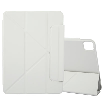 For iPad Pro 11 2022 / 2021 / 2020 Y-Shape Double-sided Clip Magnetic Smart Tablet Case(Light Grey) - iPad Pro 11 (2022/2021) Cases by buy2fix | Online Shopping UK | buy2fix