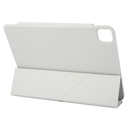 For iPad Pro 11 2022 / 2021 / 2020 Y-Shape Double-sided Clip Magnetic Smart Tablet Case(Light Grey) - iPad Pro 11 (2022/2021) Cases by buy2fix | Online Shopping UK | buy2fix