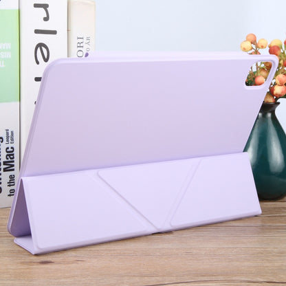 For iPad Pro 11 2022 / 2021 / 2020 Y-Shape Double-sided Clip Magnetic Smart Tablet Case(Purple) - iPad Pro 11 (2022/2021) Cases by buy2fix | Online Shopping UK | buy2fix