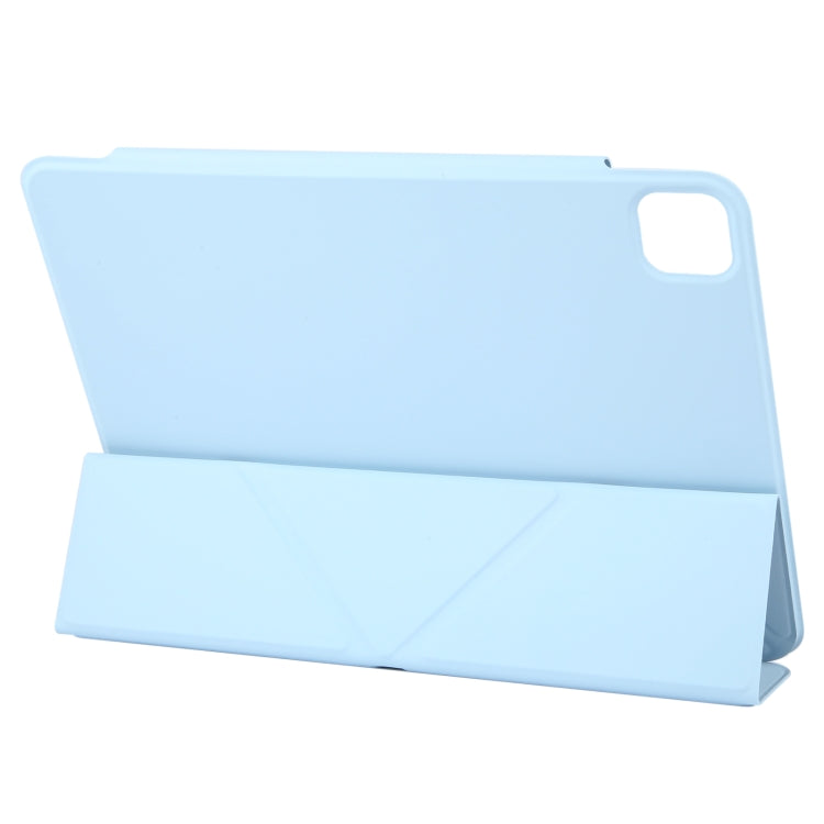 For iPad Pro 11 2022 / 2021 / 2020 Y-Shape Double-sided Clip Magnetic Smart Tablet Case(Blue) - iPad Pro 11 (2022/2021) Cases by buy2fix | Online Shopping UK | buy2fix