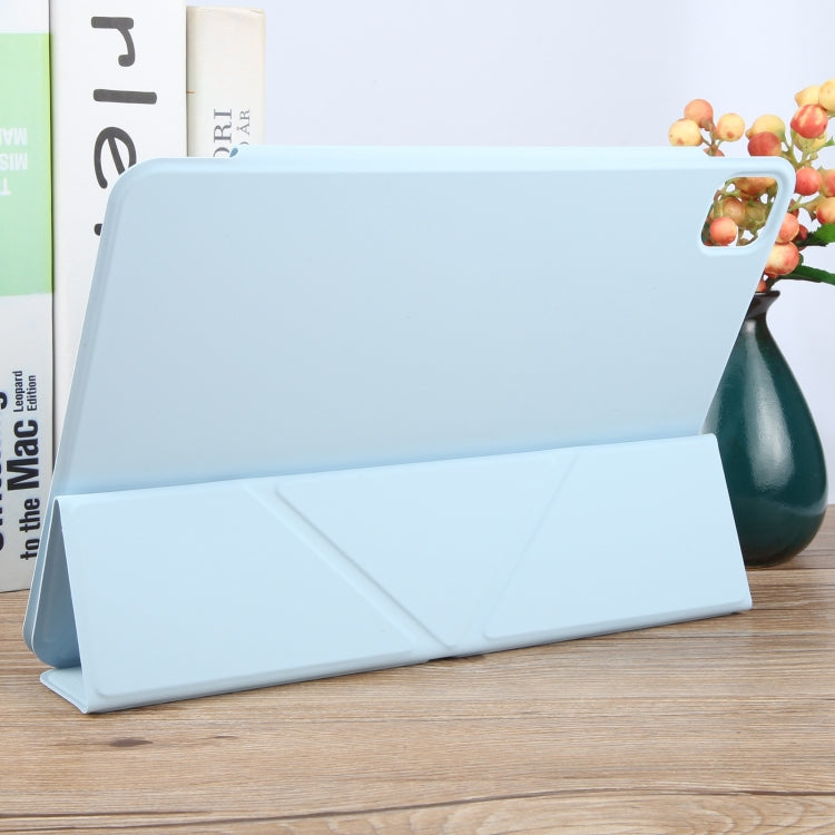 For iPad Pro 11 2022 / 2021 / 2020 Y-Shape Double-sided Clip Magnetic Smart Tablet Case(Blue) - iPad Pro 11 (2022/2021) Cases by buy2fix | Online Shopping UK | buy2fix