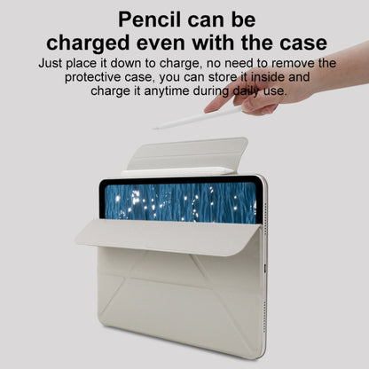 For iPad Pro 11 2022 / 2021 / 2020 Y-Shape Double-sided Clip Magnetic Smart Tablet Case(Blue) - iPad Pro 11 (2022/2021) Cases by buy2fix | Online Shopping UK | buy2fix