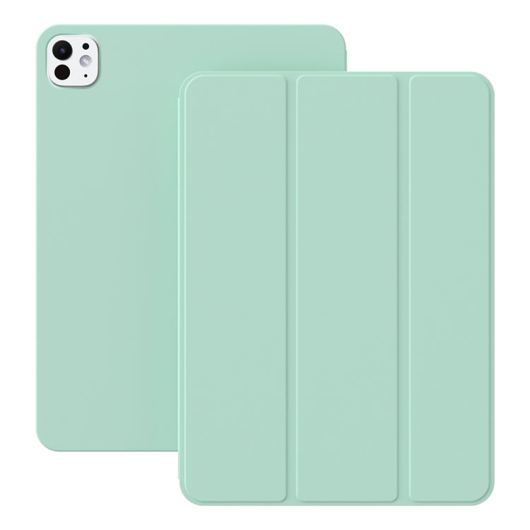 For iPad Pro 11 2024 Ultra-thin Double-sided Clip Magnetic Smart Tablet Case(Mint Green) - iPad Pro 11 2024 Cases by buy2fix | Online Shopping UK | buy2fix