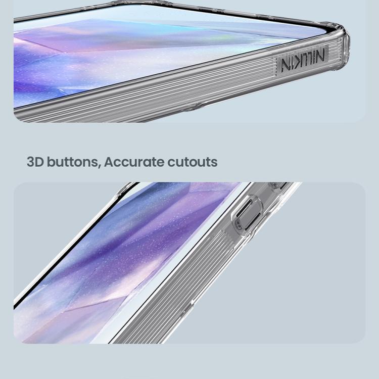 For Samsung Galaxy A56 5G NILLKIN Ultra Clear Magnetic PC + TPU Phone Case(Transparent) - Galaxy Phone Cases by NILLKIN | Online Shopping UK | buy2fix