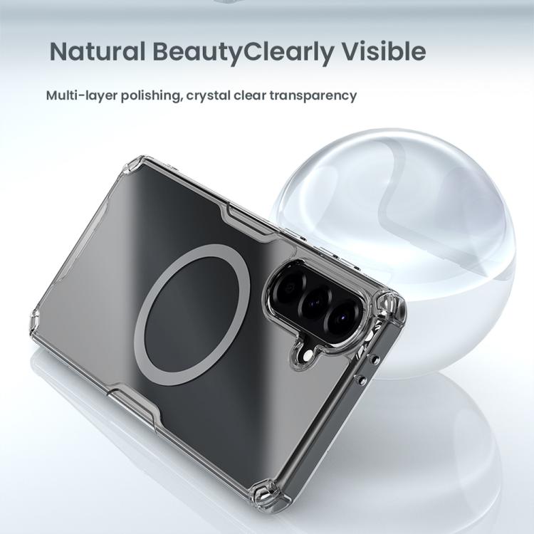 For Samsung Galaxy A56 5G NILLKIN Ultra Clear Magnetic PC + TPU Phone Case(Transparent) - Galaxy Phone Cases by NILLKIN | Online Shopping UK | buy2fix