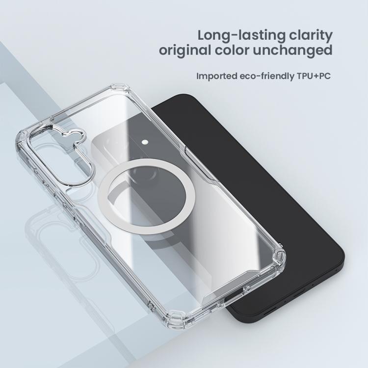 For Samsung Galaxy A56 5G NILLKIN Ultra Clear Magnetic PC + TPU Phone Case(Transparent) - Galaxy Phone Cases by NILLKIN | Online Shopping UK | buy2fix