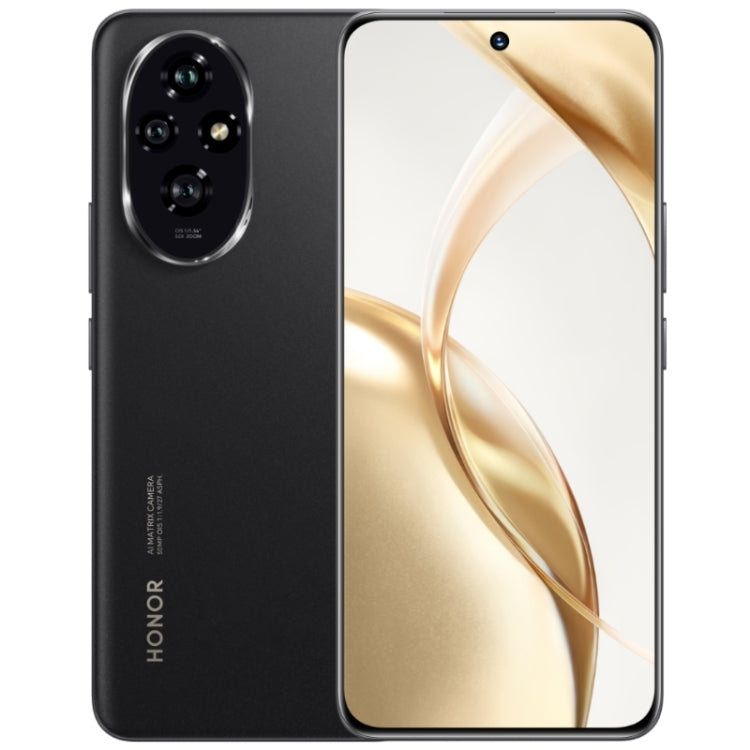 Honor 200, 12GB+256GB, Screen Fingerprint Identification, 6.7 inch MagicOS 8.0 Snapdragon 7 Gen 3 Octa Core, Network: 5G, NFC, OTG(Black) - Honor by Huawei | Online Shopping UK | buy2fix