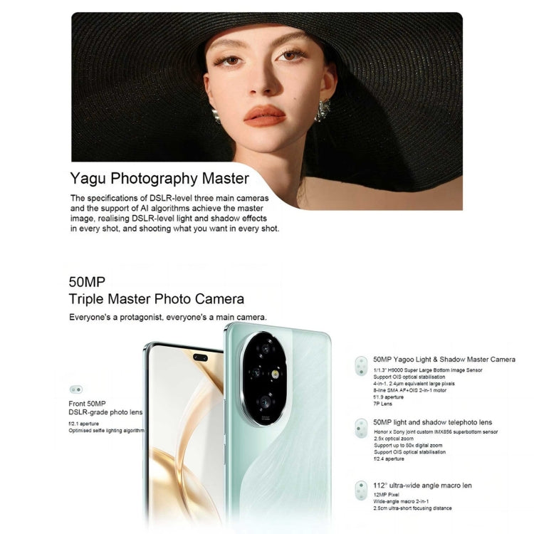 Honor 200 Pro, 12GB+256GB, Screen Fingerprint Identification, 6.78 inch MagicOS 8.0 Snapdragon 8s Gen 3 Octa Core, Network: 5G, NFC, OTG(Pink) - Honor by Huawei | Online Shopping UK | buy2fix