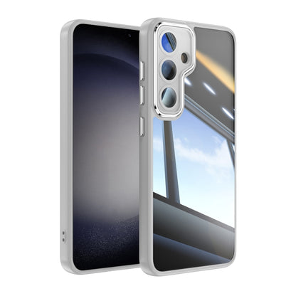 For Samsung Galaxy S25+ 5G Acrylic Hybrid TPU Armor Shockproof Phone Case(Grey) by buy2fix