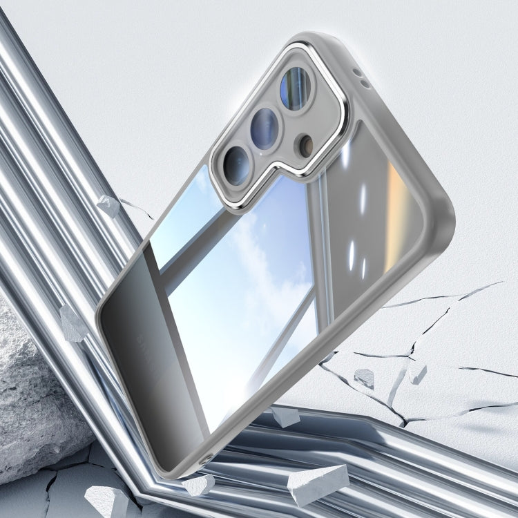 For Samsung Galaxy S25+ 5G Acrylic Hybrid TPU Armor Shockproof Phone Case(Grey) by buy2fix