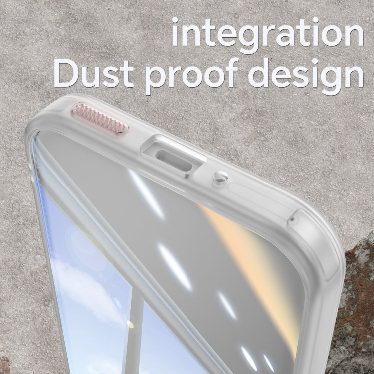 For Google Pixel 9 Pro XL Acrylic Hybrid TPU Armor Shockproof Phone Case(Transparent) by buy2fix