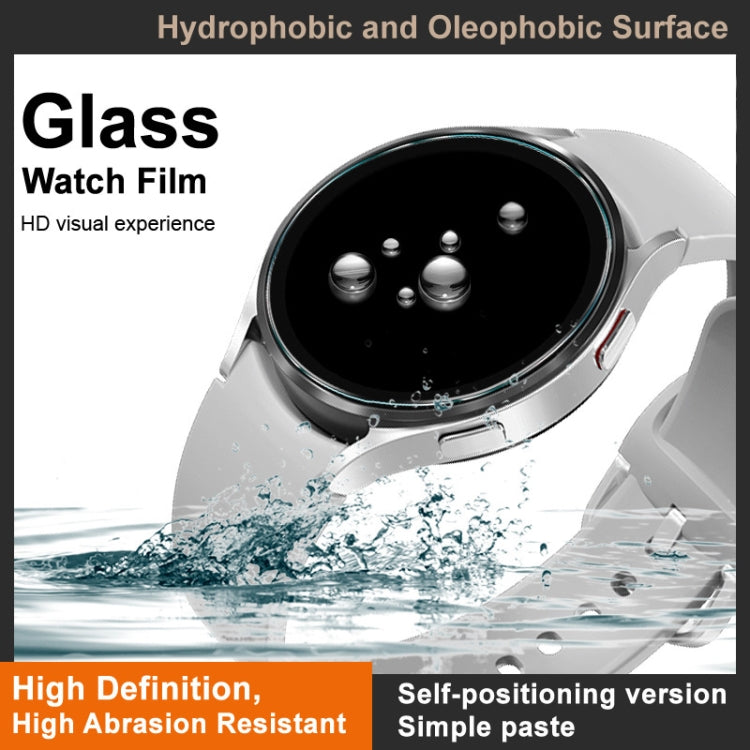 For Samsung Galaxy Watch6 44mm IMAK Tempered Glass Watch Protective Film Self-contained Positioning Version - Screen Protector by imak | Online Shopping UK | buy2fix