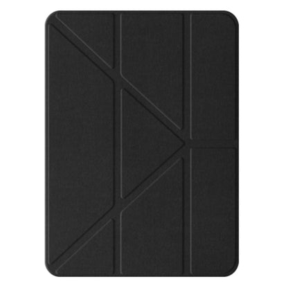 For iPad Air 13 2024 Mutural Multi-fold Smart Leather Tablet Case(Black) - iPad Air 13 2024 Cases by Mutural | Online Shopping UK | buy2fix