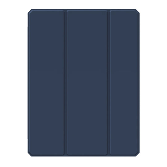 For iPad Air 13 2026 / 2025 / 2024 Mutural Pinyue Series Smart Leather Tablet Case(Dark Blue)