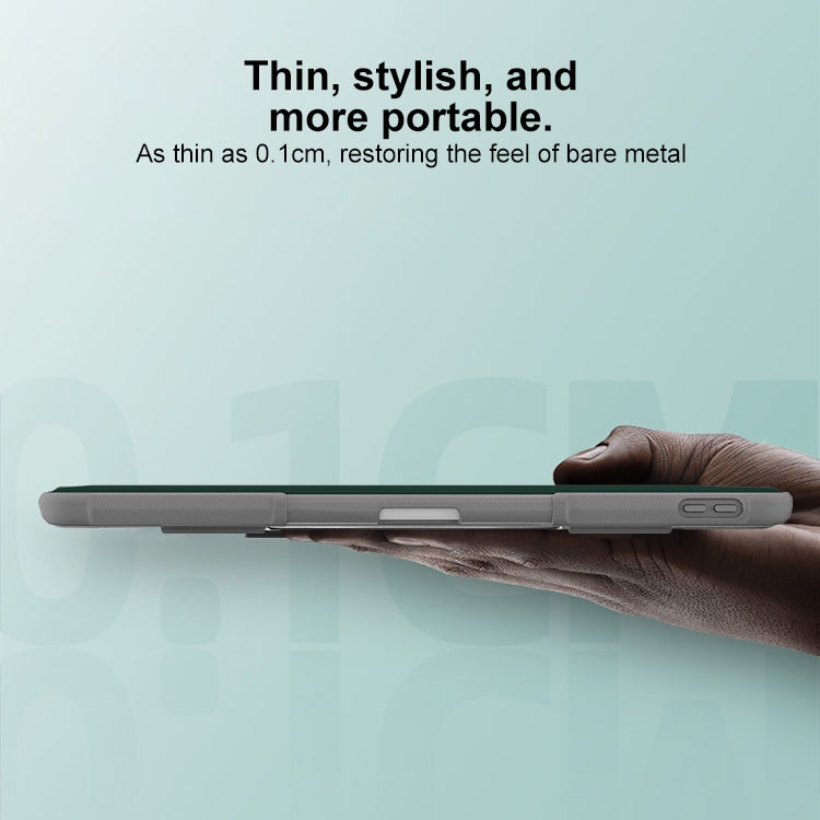 For iPad Pro 11 2025 / 2024 Mutural PC Hybrid TPU Leather Smart Tablet Case(Black) by Mutural