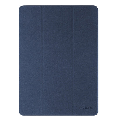 For iPad Pro 13 2025 / 2024 Mutural YASHI Series Tablet Leather Smart Case(Blue) by Mutural