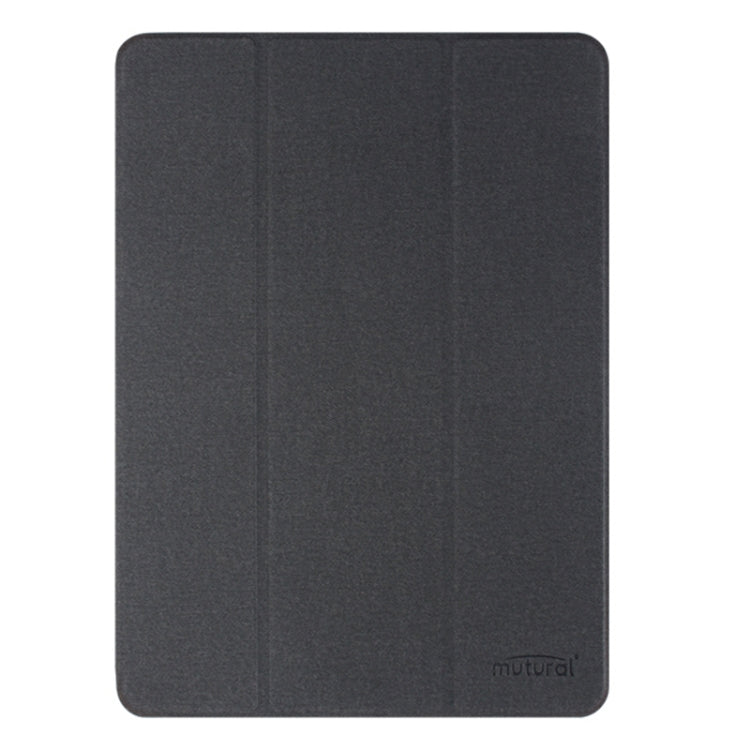 For iPad Air 13 2024 Mutural YASHI Series Tablet Leather Smart Case(Black) - More iPad Cases by Mutural | Online Shopping UK | buy2fix