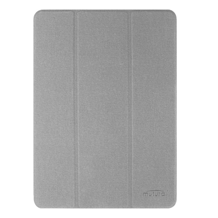 For iPad Pro 11 2024 Mutural YASHI Series Tablet Leather Smart Case(Grey) - iPad Pro 11 2024 Cases by Mutural | Online Shopping UK | buy2fix