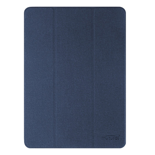 For iPad Pro 11 2025 / 2024 Mutural YASHI Series Tablet Leather Smart Case(Blue) by Mutural