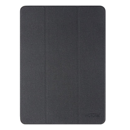 For iPad Pro 11 2025 / 2024 Mutural YASHI Series Tablet Leather Smart Case(Black) by Mutural