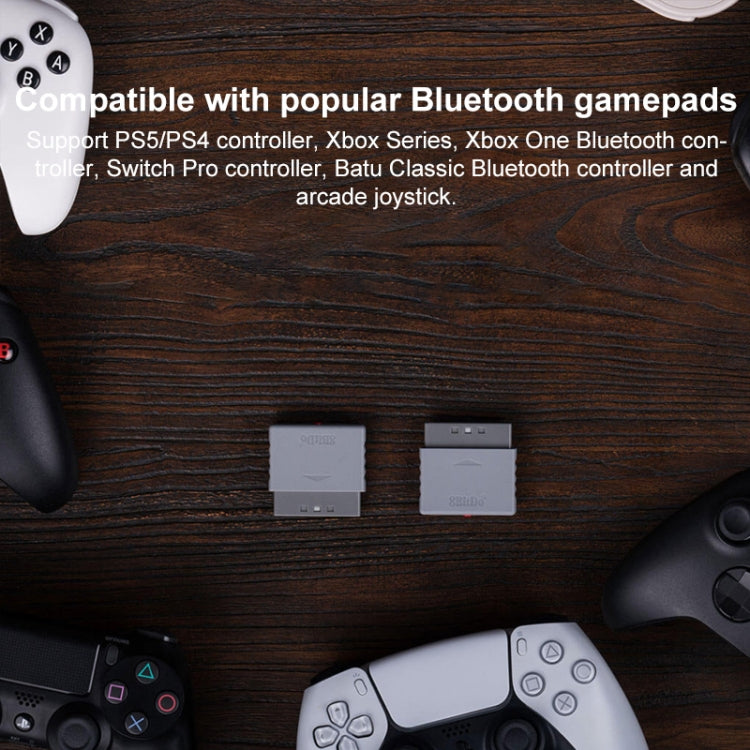 For PS 8Bitdo 83KA Wireless Bluetooth Receiver - Adapter & Cables by 8BitDo | Online Shopping UK | buy2fix