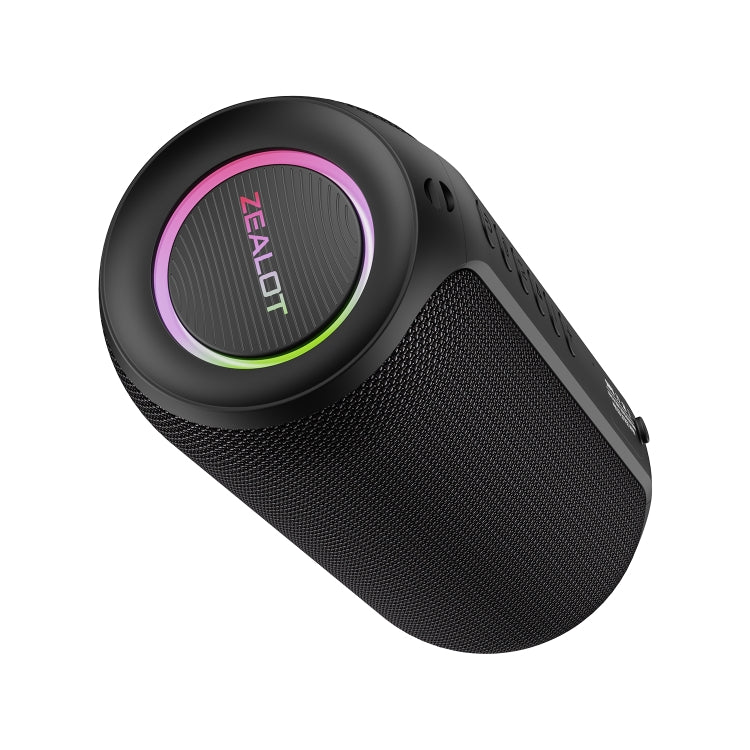 Zealot S32 Max 20W High Power Bluetooth Speaker with RGB Light(Black) - Desktop Speaker by ZEALOT | Online Shopping UK | buy2fix