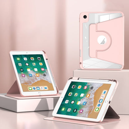 For iPad Air / Air 2 / 9.7 2017 / 2018 Magnetic Split Leather Smart Tablet Case with Pen Slot(Pink) - iPad 9.7 (2018) & (2017) Cases by buy2fix | Online Shopping UK | buy2fix