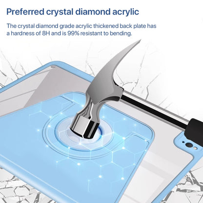 For iPad Pro 12.9 2022 / 2021 / 2020 Magnetic Split Leather Smart Tablet Case with Pen Slot(Pink) - iPad Pro 12.9 (2022/2021) Cases by buy2fix | Online Shopping UK | buy2fix