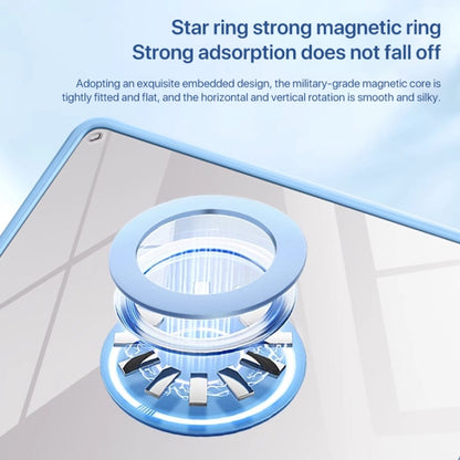 For iPad Air / Air 2 / 9.7 2017 / 2018 Magnetic Split Leather Smart Tablet Case with Pen Slot(Sky Blue) - iPad 9.7 (2018) & (2017) Cases by buy2fix | Online Shopping UK | buy2fix