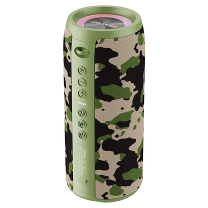 Zealot S51 Pro Shocking Bass Bluetooth Speaker with Colorful Light(Camouflage) - Desktop Speaker by ZEALOT | Online Shopping UK | buy2fix