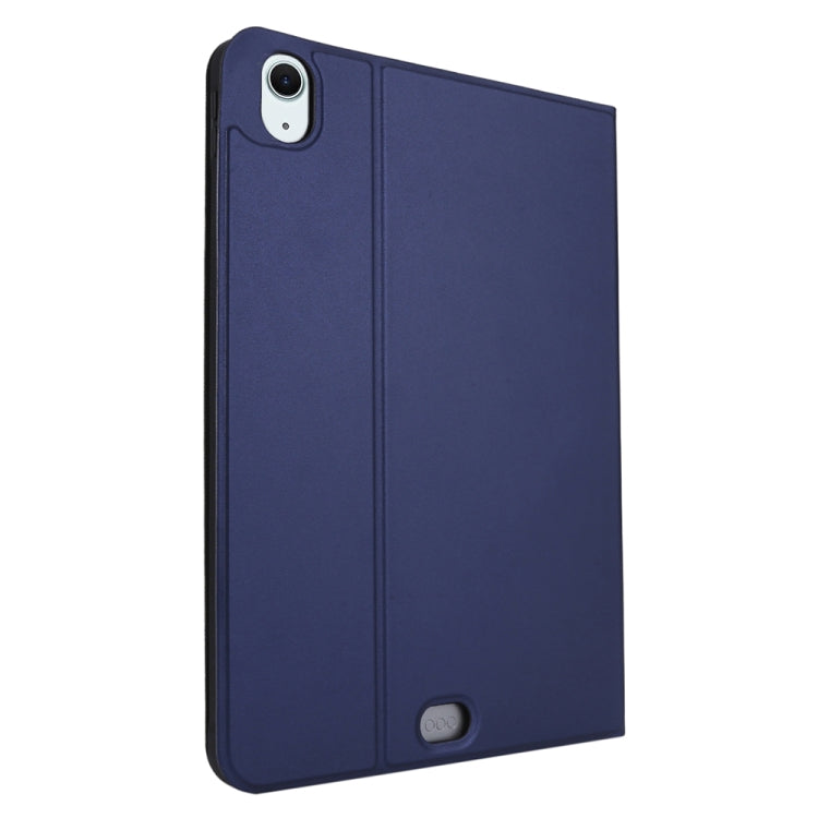 For iPad Air 13 2024 Stretch Voltage Plain Leather Smart Tablet Case(Dark Blue) - iPad Air 13 2024 Cases by buy2fix | Online Shopping UK | buy2fix