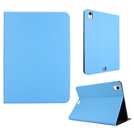 For iPad Air 11 2024 Stretch Voltage Plain Leather Smart Tablet Case(Light Blue) - iPad Air 11 2024 Cases by buy2fix | Online Shopping UK | buy2fix