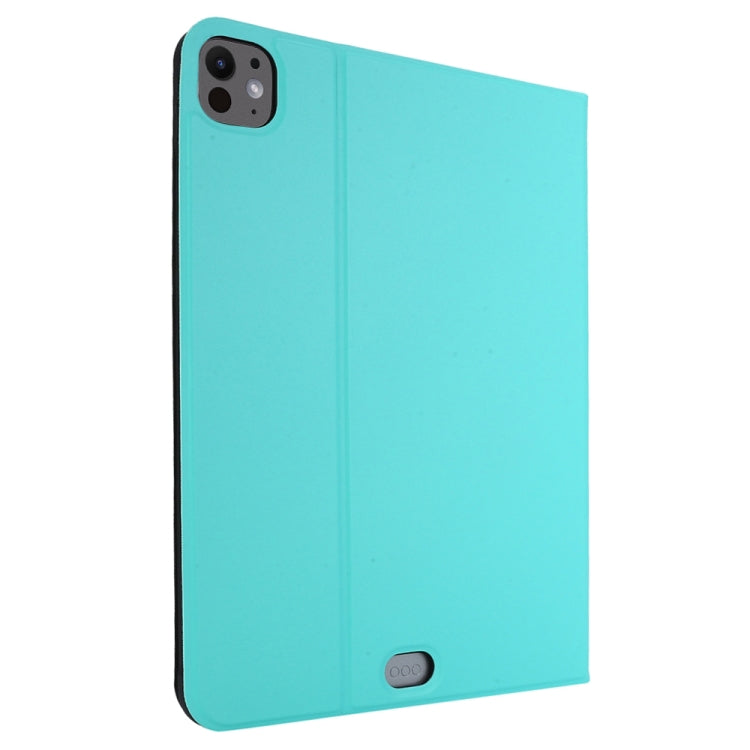For iPad Pro 11 2025 / 2024 Stretch Voltage Plain Leather Smart Tablet Case(Green) by buy2fix