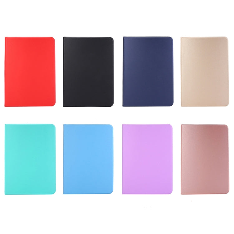 For iPad Pro 13 2024 Stretch Voltage Plain Leather Smart Tablet Case(Dark Blue) - iPad Pro 13 2024 Cases by buy2fix | Online Shopping UK | buy2fix