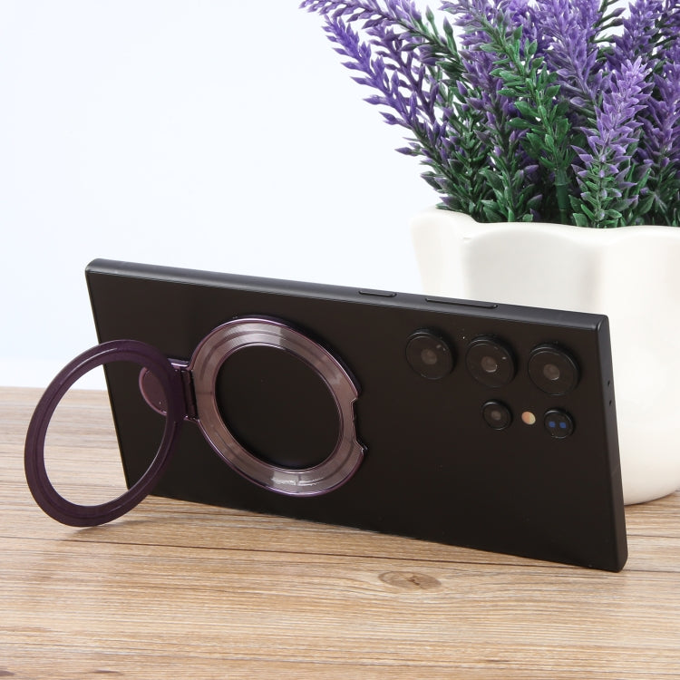 Metal Folding Desktop Phone Bracket(Purple) - Ring Holder by buy2fix | Online Shopping UK | buy2fix