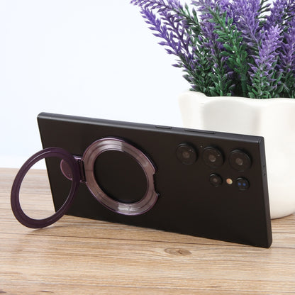 Metal Folding Desktop Phone Bracket(Purple) - Ring Holder by buy2fix | Online Shopping UK | buy2fix