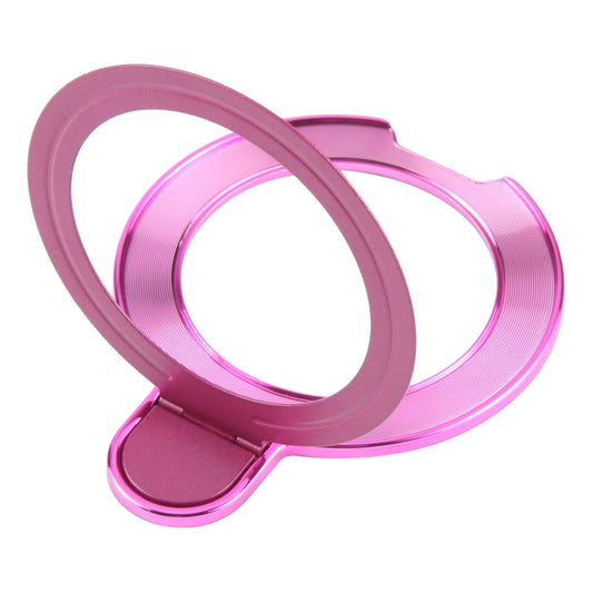 Metal Folding Desktop Phone Bracket(Rose Red) - Ring Holder by buy2fix | Online Shopping UK | buy2fix