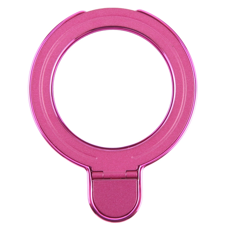Metal Folding Desktop Phone Bracket(Rose Red) - Ring Holder by buy2fix | Online Shopping UK | buy2fix