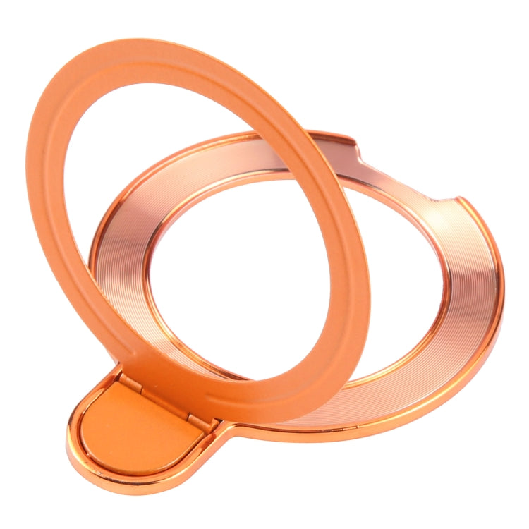 Metal Folding Desktop Phone Bracket(Orange) - Ring Holder by buy2fix | Online Shopping UK | buy2fix