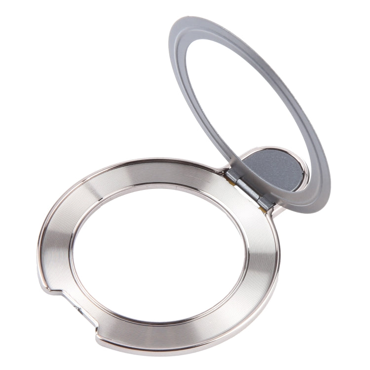 Metal Folding Desktop Phone Bracket(Grey) - Ring Holder by buy2fix | Online Shopping UK | buy2fix