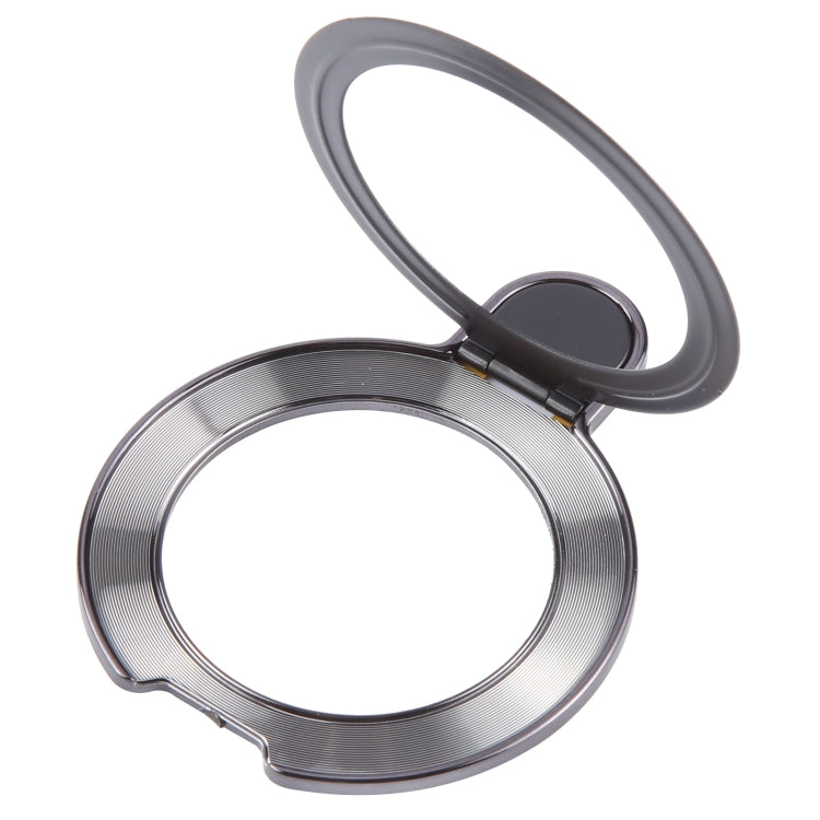 Metal Folding Desktop Phone Bracket(Black) - Ring Holder by buy2fix | Online Shopping UK | buy2fix