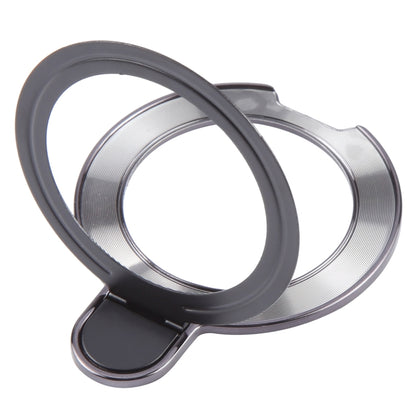 Metal Folding Desktop Phone Bracket(Black) - Ring Holder by buy2fix | Online Shopping UK | buy2fix