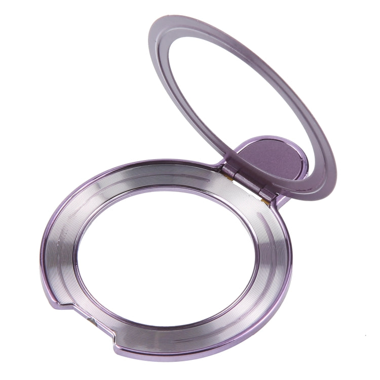 Metal Folding Desktop Phone Bracket(Dark Purple) - Ring Holder by buy2fix | Online Shopping UK | buy2fix