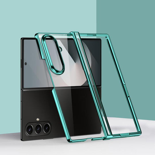 For Galaxy Z Fold8 Ultra 5G Three Parts 6D Electroplating PC Shockproof Phone Case(Green)