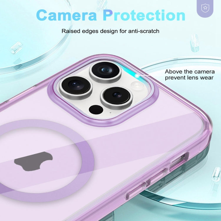 For iPhone 13 Pro Max Colorful MagSafe Magnetic PC + TPU Phone Case(Light Purple) - iPhone 13 Pro Max Cases by buy2fix | Online Shopping UK | buy2fix